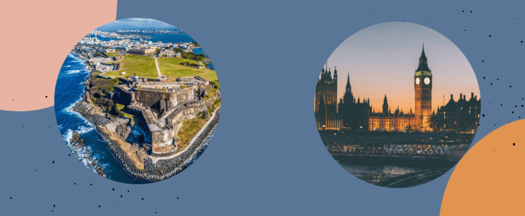 Populär resmål för Gamblers: Puerto Rico & London