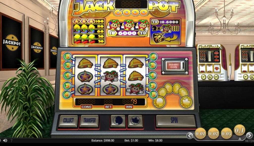 Jackpot 6000 grundspel