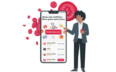 Bonus utan insättning – 100 kr gratis casino bonus