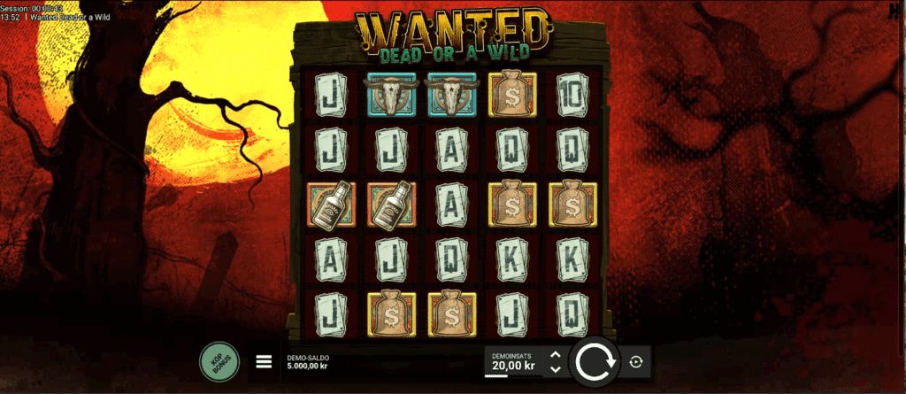 Wanted Dead or a Wild Slot