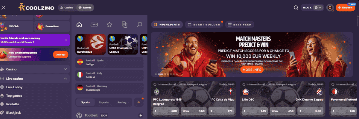 coolzino sports betting