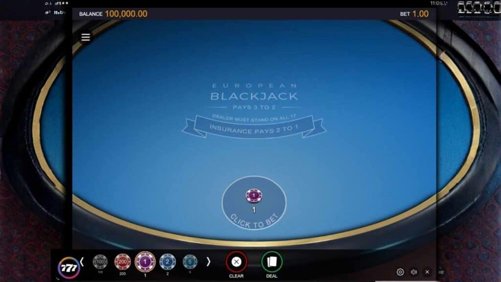 European Blackjack (Games Global)