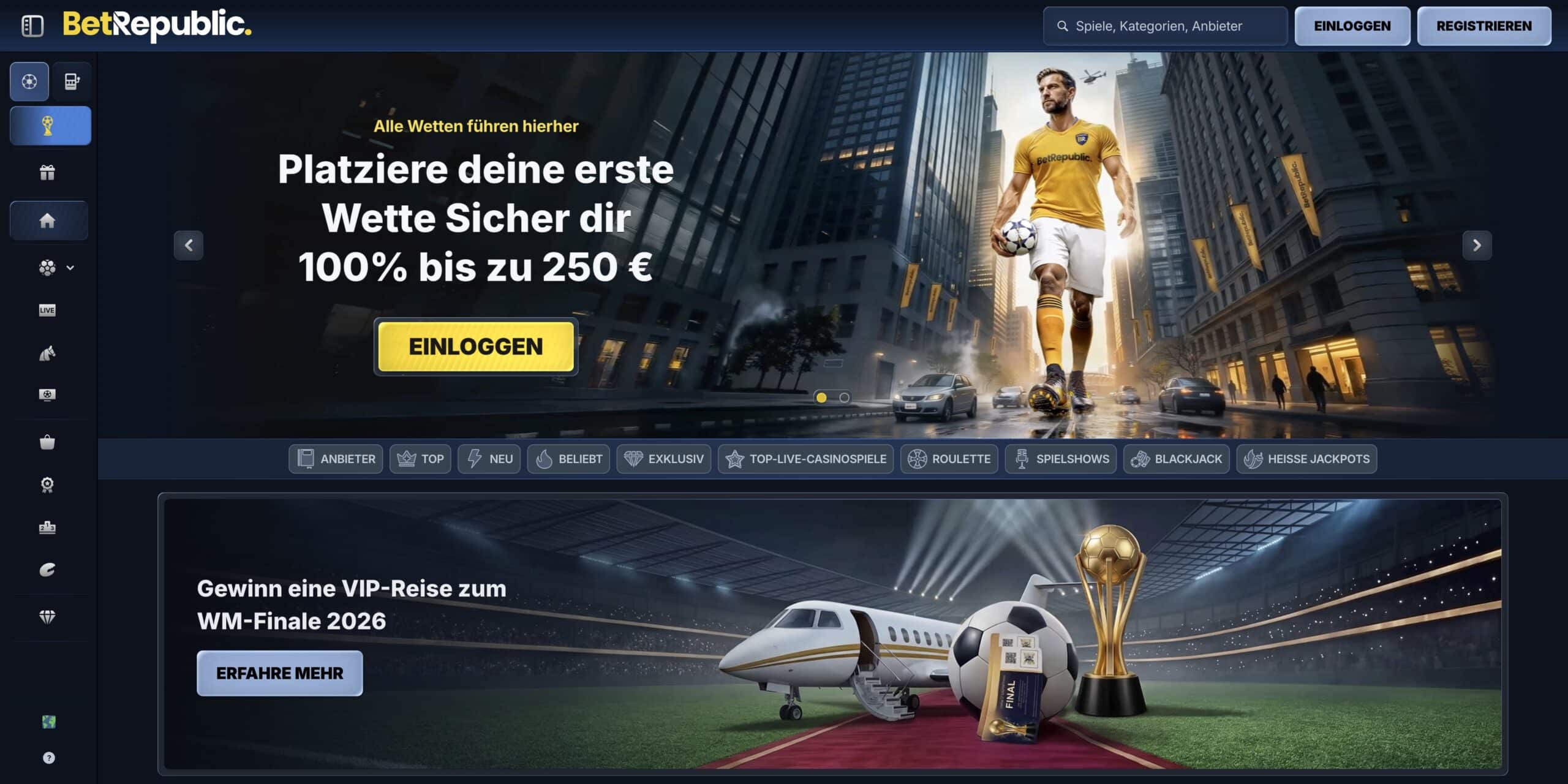 Bet Republic Rezension