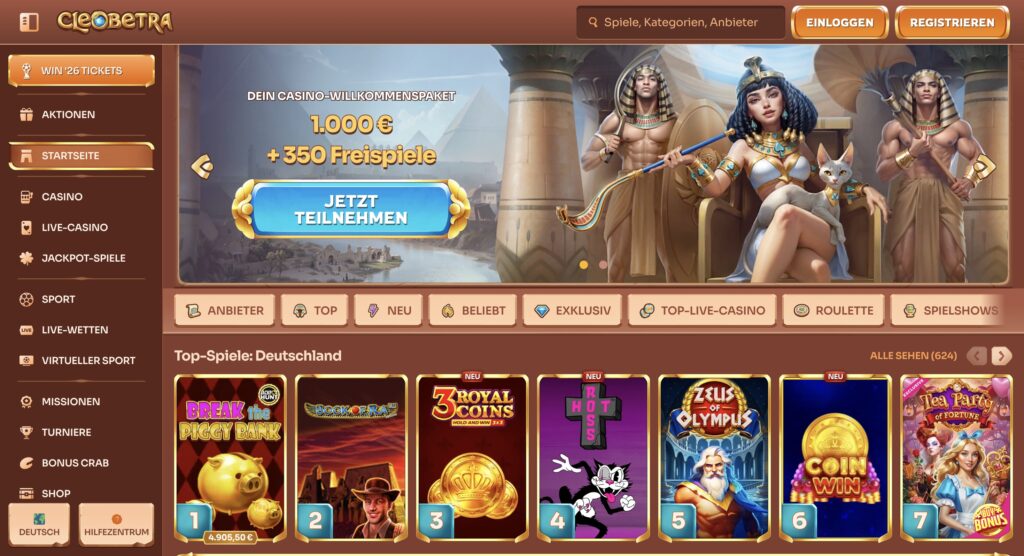 Cleobetra Casino Vorschau