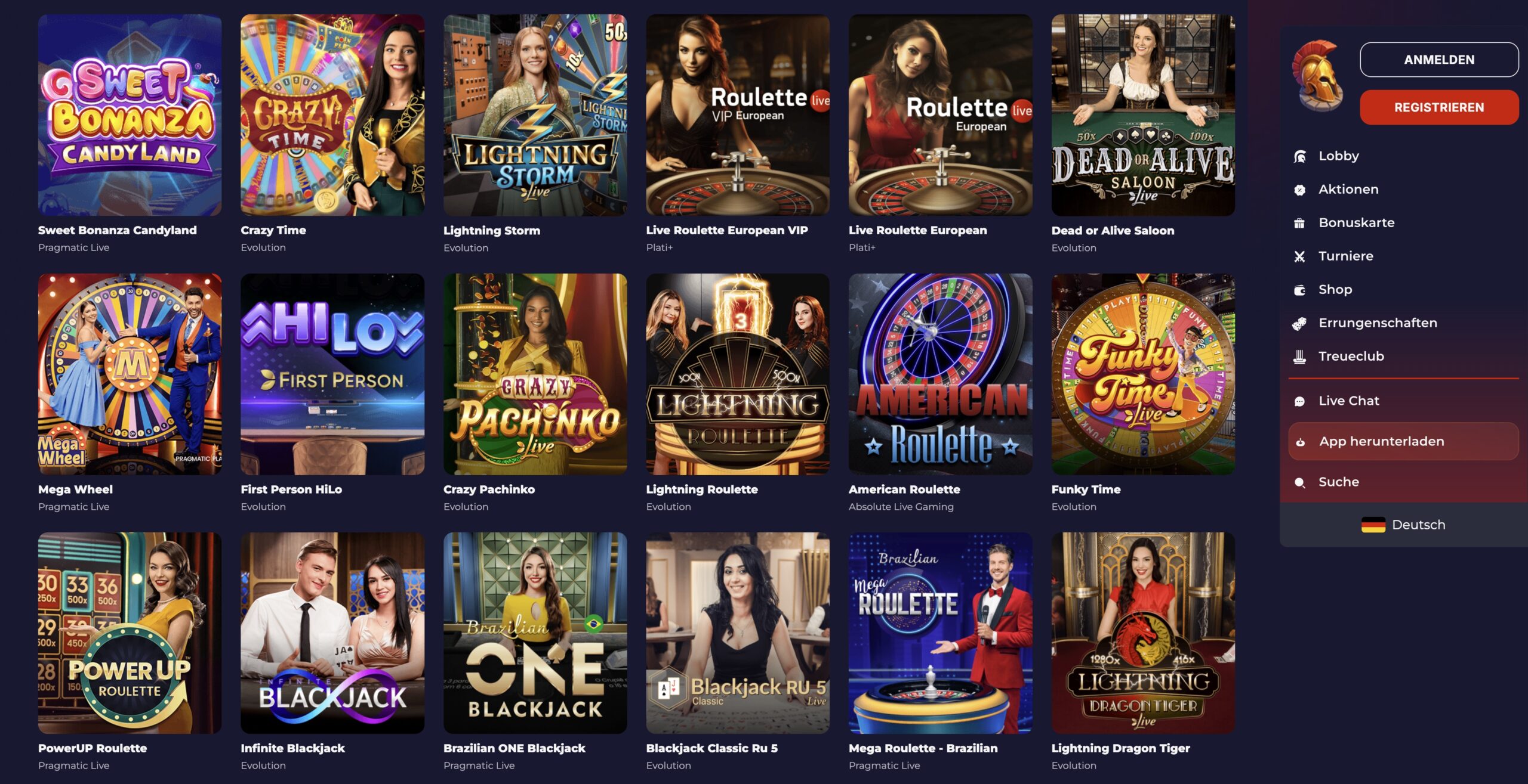 Slota Casino Live-Casino