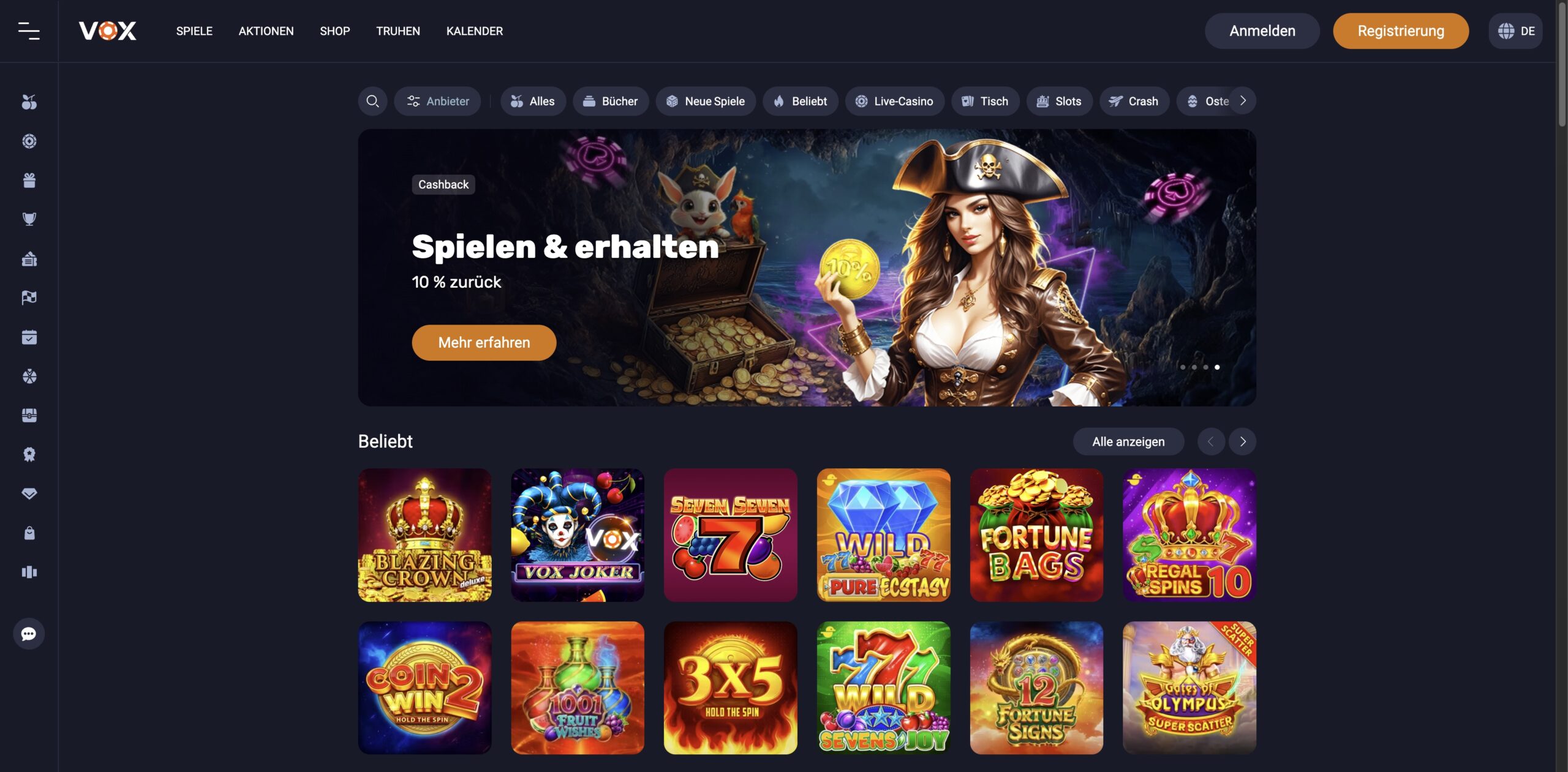 Vox Casino Rezension